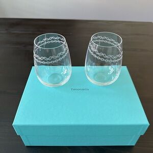 Tiffany & Co. Clear Etched Glass Set (Special Edition)